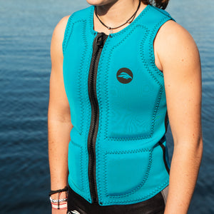 Eagle Women's Round Logo Vest - Teal