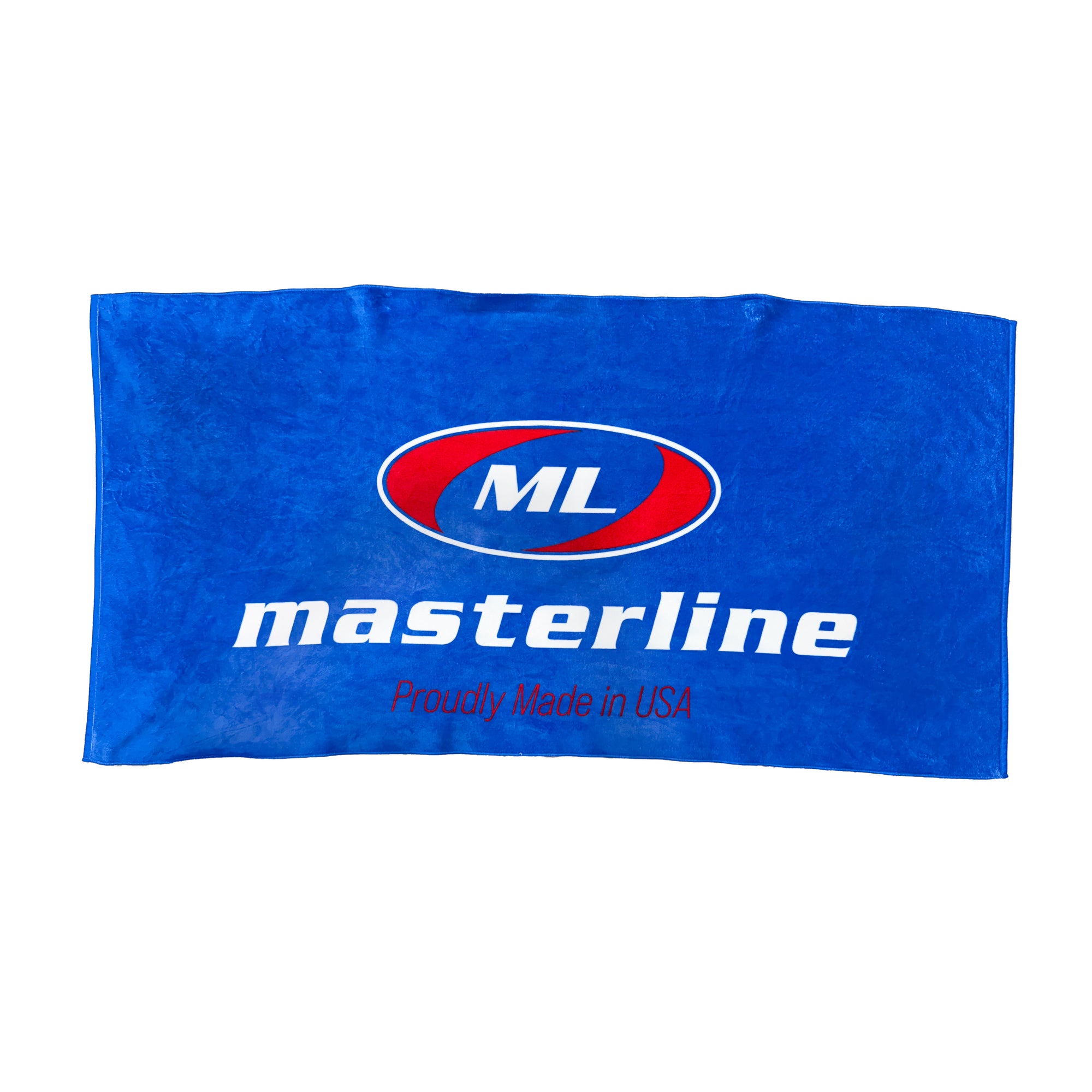 Team Masterline Logo Beach Towel - Blue